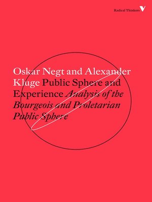 cover image of Public Sphere and Experience